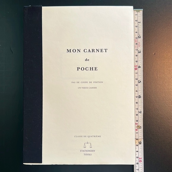 large paper cover, canvas spine “rough” notebook-288 pages-line/grid/plain-NWT - Picture 7 of 13